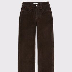 Abercrombie & Fitch Women's 90's Straight Ultra High Rise in Brown Jean Size 27